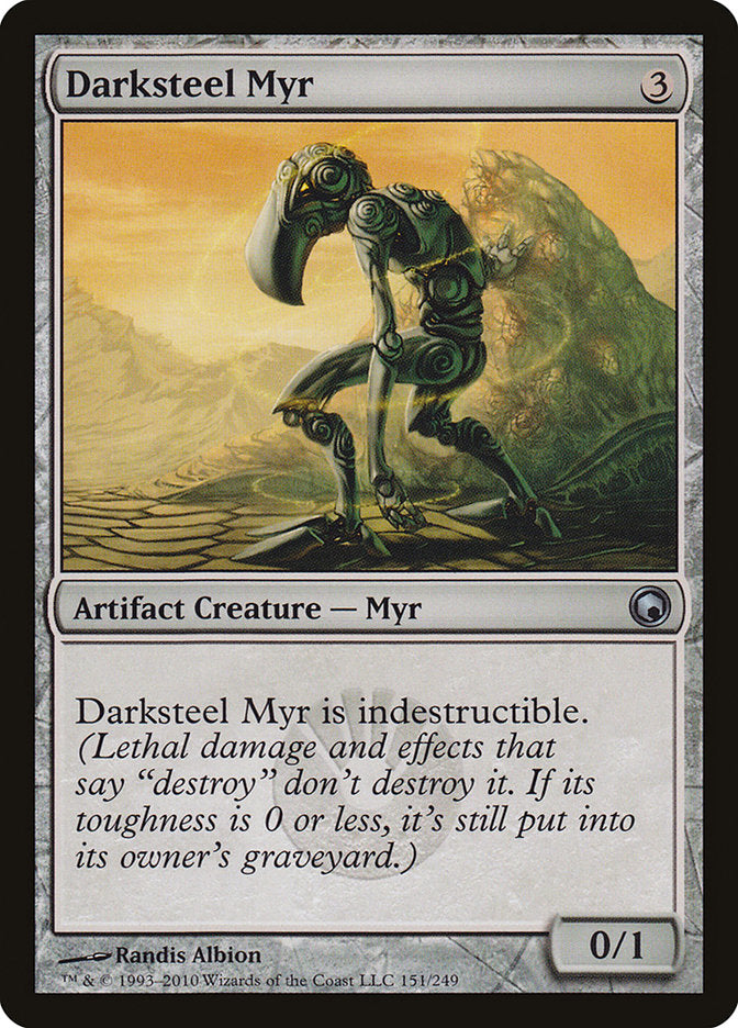 Darksteel Myr [Scars of Mirrodin] | Chromatic Games