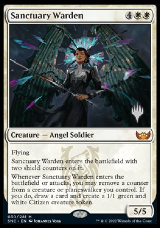 Sanctuary Warden (Promo Pack) [Streets of New Capenna Promos] | Chromatic Games