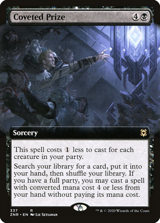 Coveted Prize (Extended Art) [Zendikar Rising] | Chromatic Games