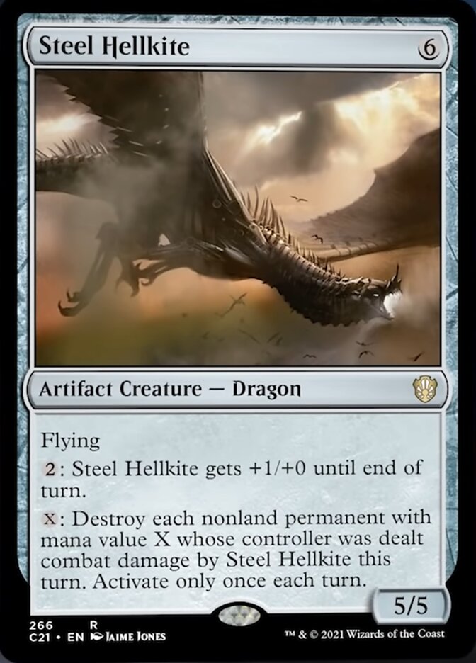 Steel Hellkite [Commander 2021] | Chromatic Games