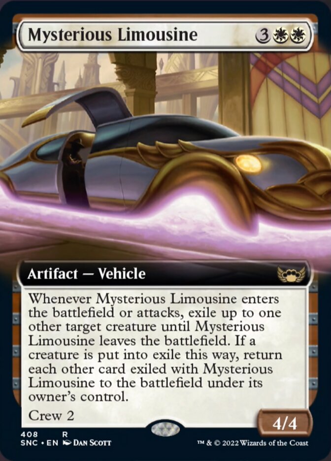 Mysterious Limousine (Extended Art) [Streets of New Capenna] | Chromatic Games