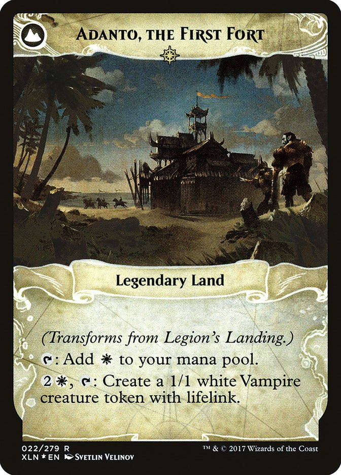 Legion's Landing // Adanto, the First Fort [Ixalan Prerelease Promos] | Chromatic Games