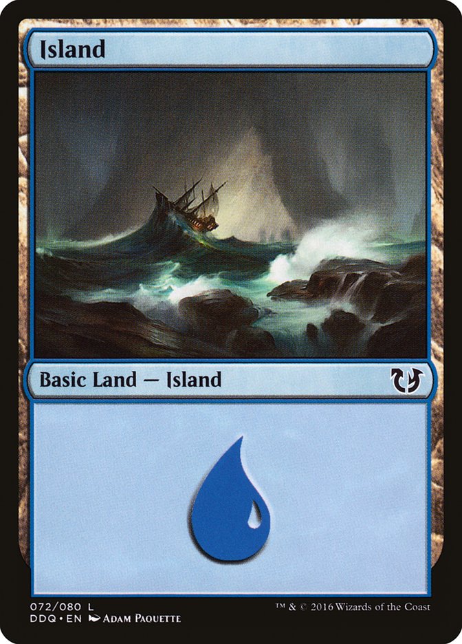 Island (72) [Duel Decks: Blessed vs. Cursed] | Chromatic Games