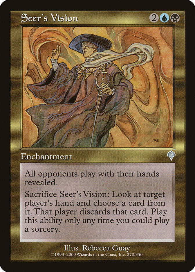 Seer's Vision [Invasion] | Chromatic Games