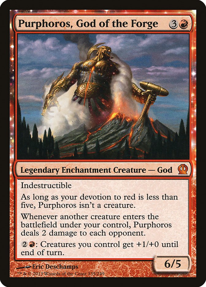 Purphoros, God of the Forge [Theros] | Chromatic Games