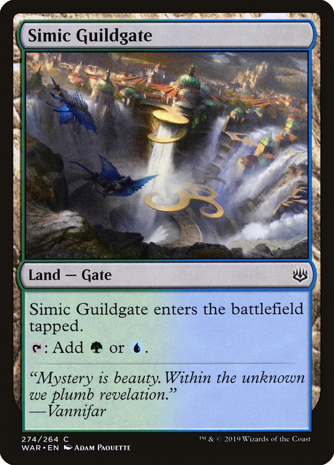 Simic Guildgate [War of the Spark] | Chromatic Games