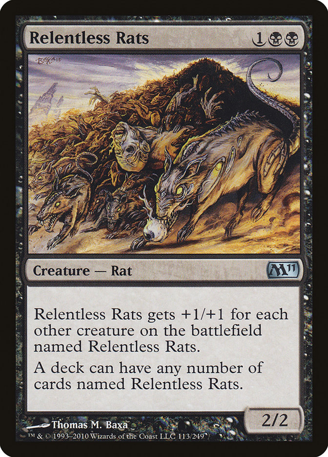 Relentless Rats [Magic 2011] | Chromatic Games