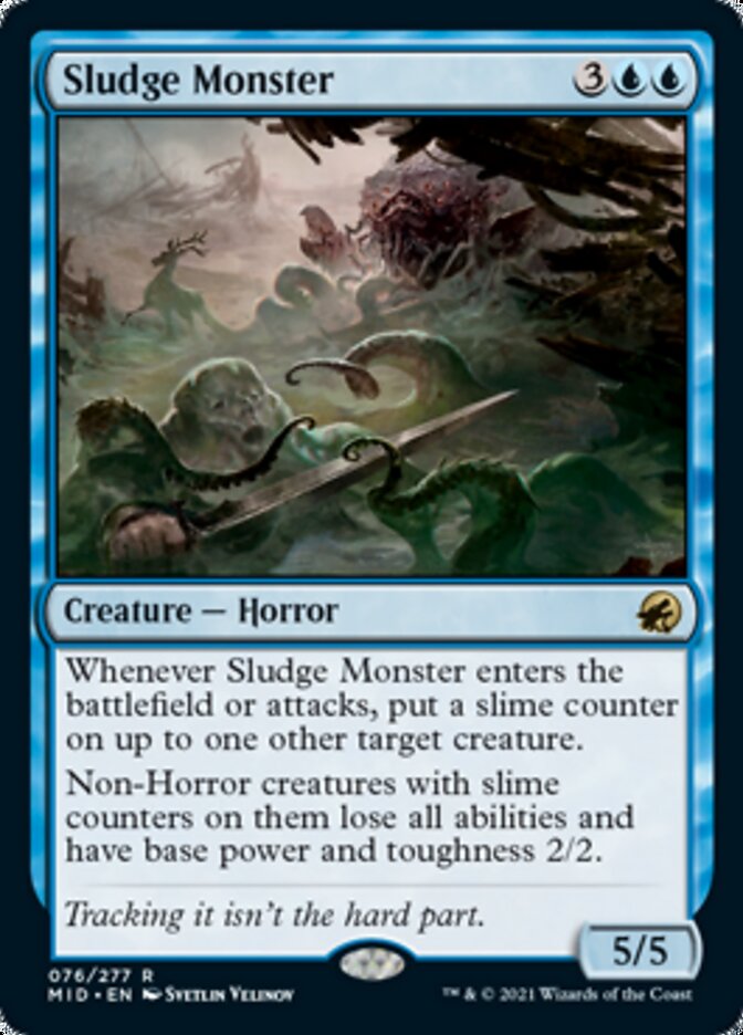 Sludge Monster [Innistrad: Midnight Hunt] | Chromatic Games