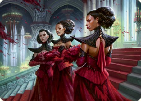 Olivia's Attendants Art Card [Innistrad: Crimson Vow Art Series] | Chromatic Games