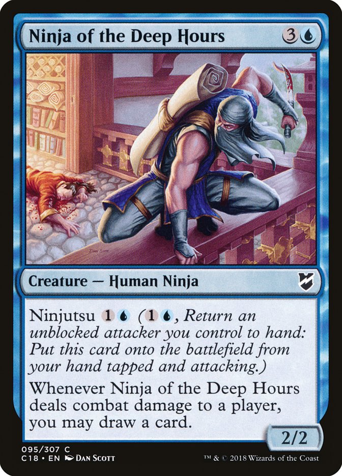 Ninja of the Deep Hours [Commander 2018] | Chromatic Games