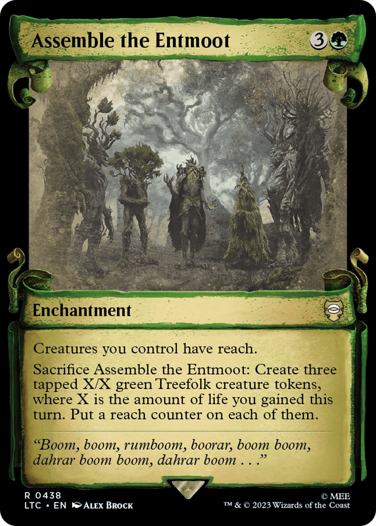 Assemble the Entmoot [The Lord of the Rings: Tales of Middle-Earth Commander Showcase Scrolls] | Chromatic Games