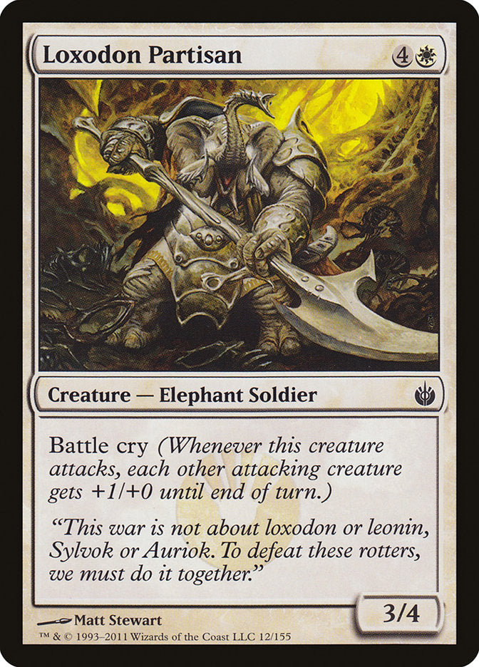 Loxodon Partisan [Mirrodin Besieged] | Chromatic Games