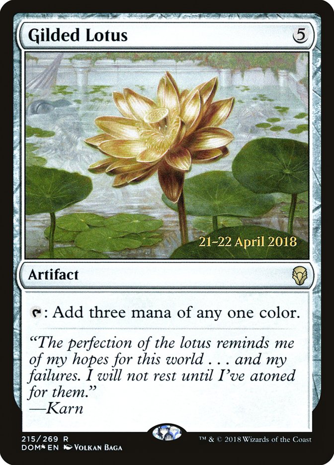 Gilded Lotus [Dominaria Prerelease Promos] | Chromatic Games