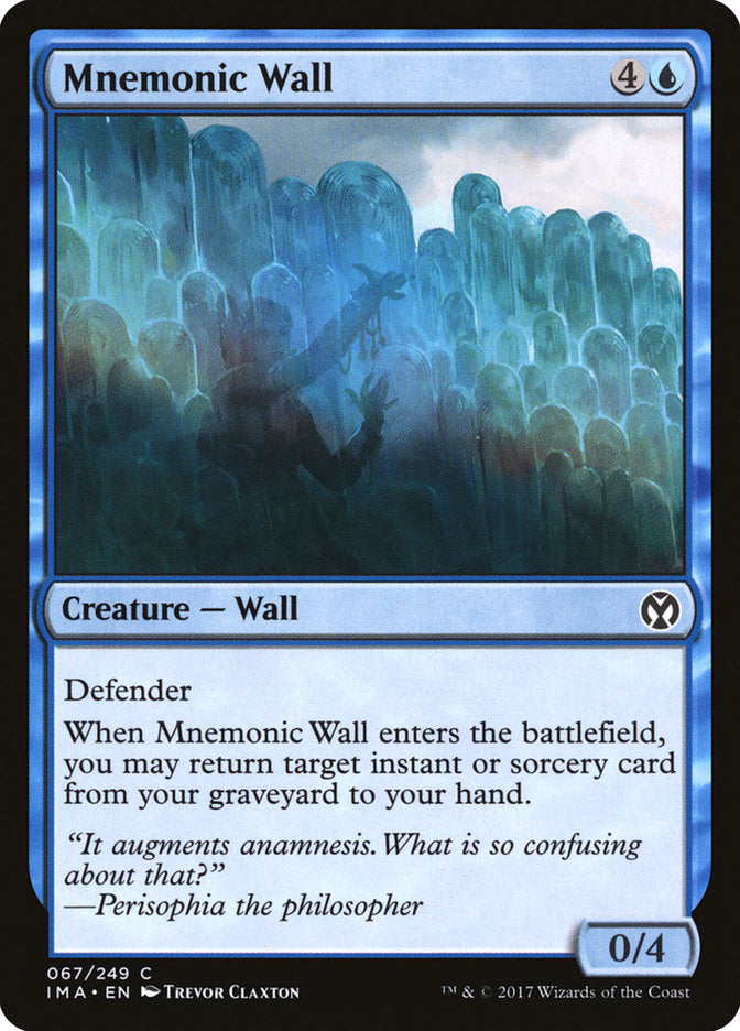 Mnemonic Wall [Iconic Masters] | Chromatic Games