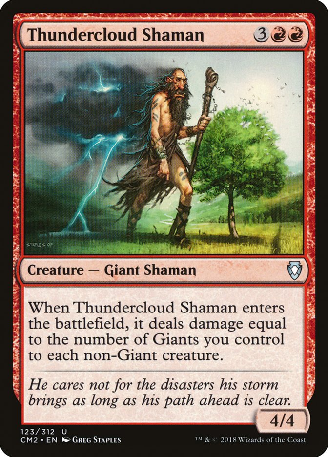 Thundercloud Shaman [Commander Anthology Volume II] | Chromatic Games