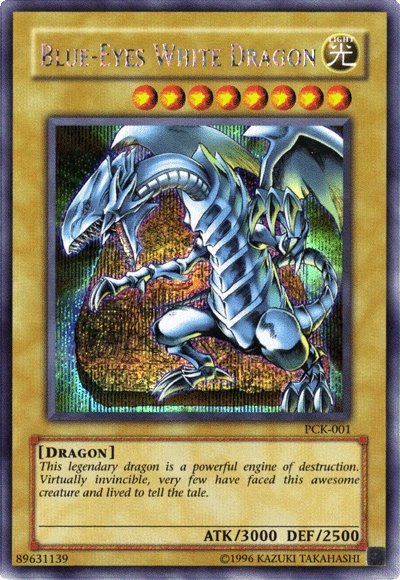 Blue-Eyes White Dragon (Power of Chaos: Kaiba the Revenge) [PCK-001] Secret Rare | Chromatic Games