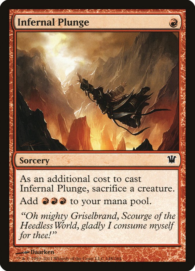 Infernal Plunge [Innistrad] | Chromatic Games