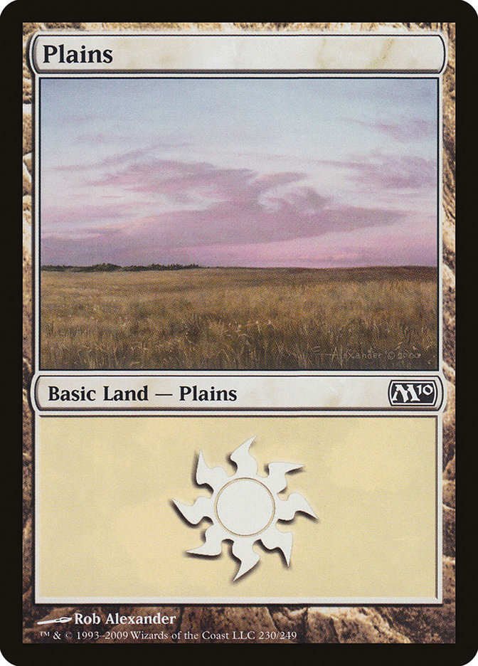 Plains (230) [Magic 2010] | Chromatic Games