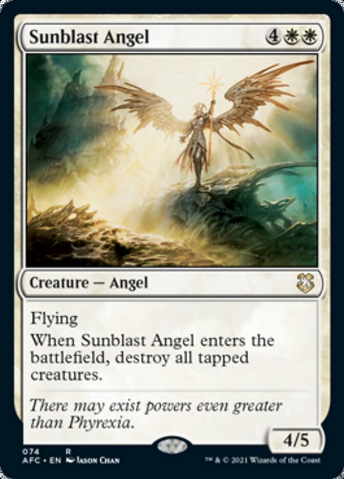 Sunblast Angel [Dungeons & Dragons: Adventures in the Forgotten Realms Commander] | Chromatic Games