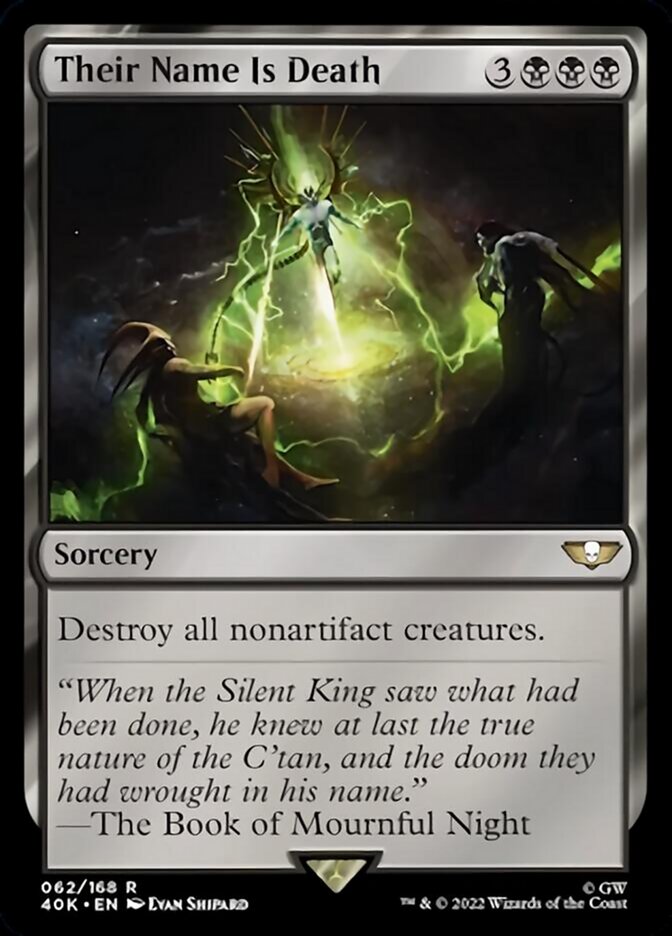Their Name Is Death (Surge Foil) [Warhammer 40,000] | Chromatic Games