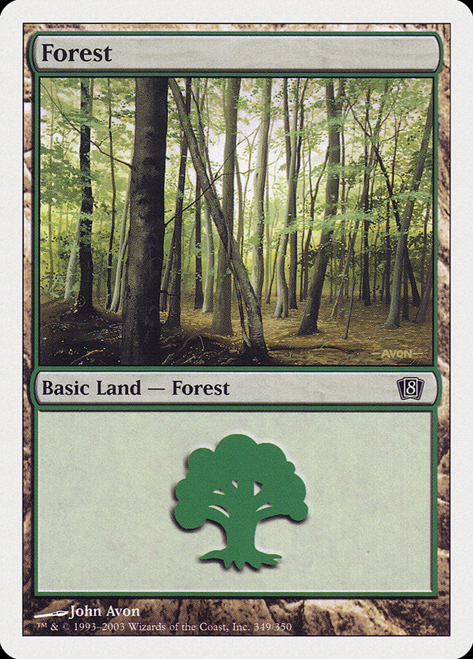 Forest (349) [Eighth Edition] | Chromatic Games