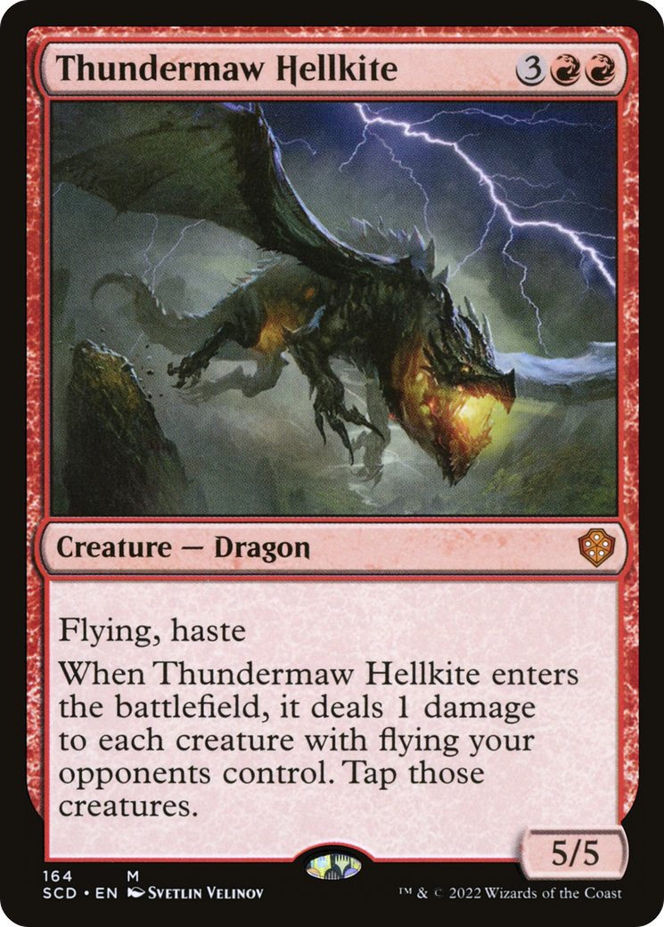 Thundermaw Hellkite [Starter Commander Decks] | Chromatic Games