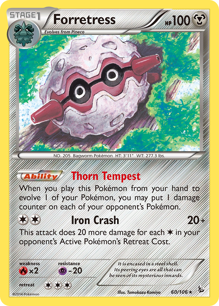 Forretress (60/106) [XY: Flashfire] | Chromatic Games