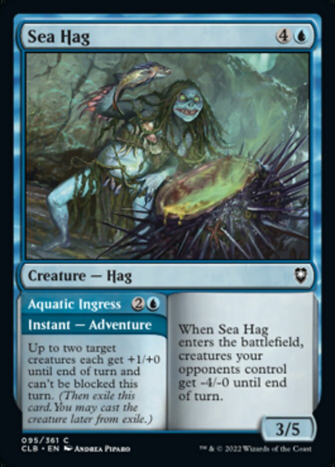 Sea Hag // Aquatic Ingress [Commander Legends: Battle for Baldur's Gate] | Chromatic Games