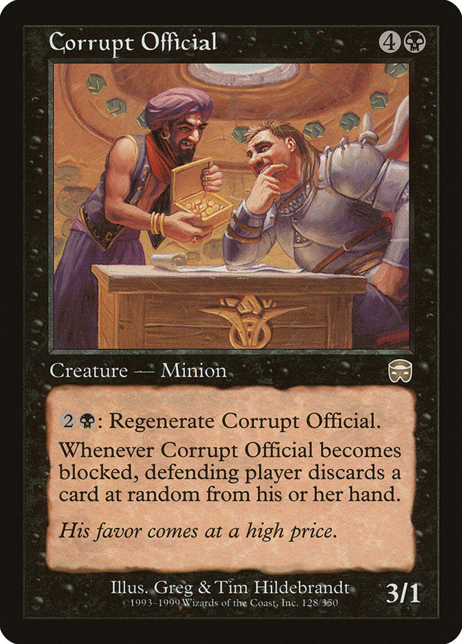 Corrupt Official [Mercadian Masques] | Chromatic Games