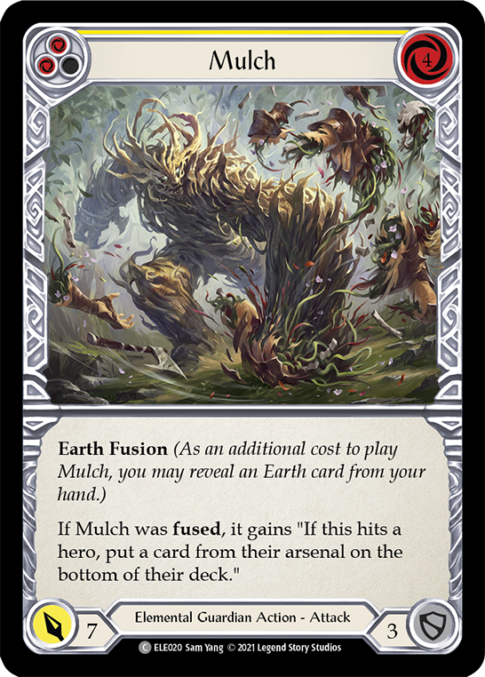 Mulch (Yellow) [ELE020] (Tales of Aria)  1st Edition Rainbow Foil | Chromatic Games