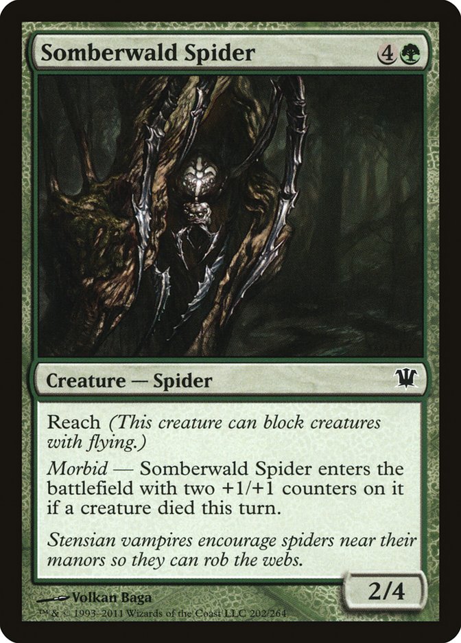 Somberwald Spider [Innistrad] | Chromatic Games