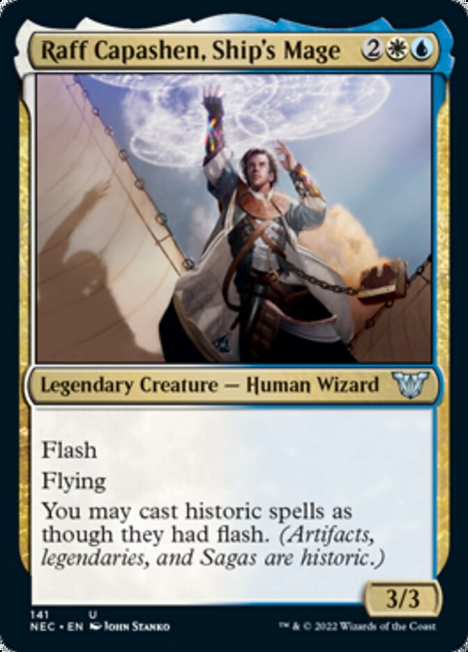 Raff Capashen, Ship's Mage [Kamigawa: Neon Dynasty Commander] | Chromatic Games
