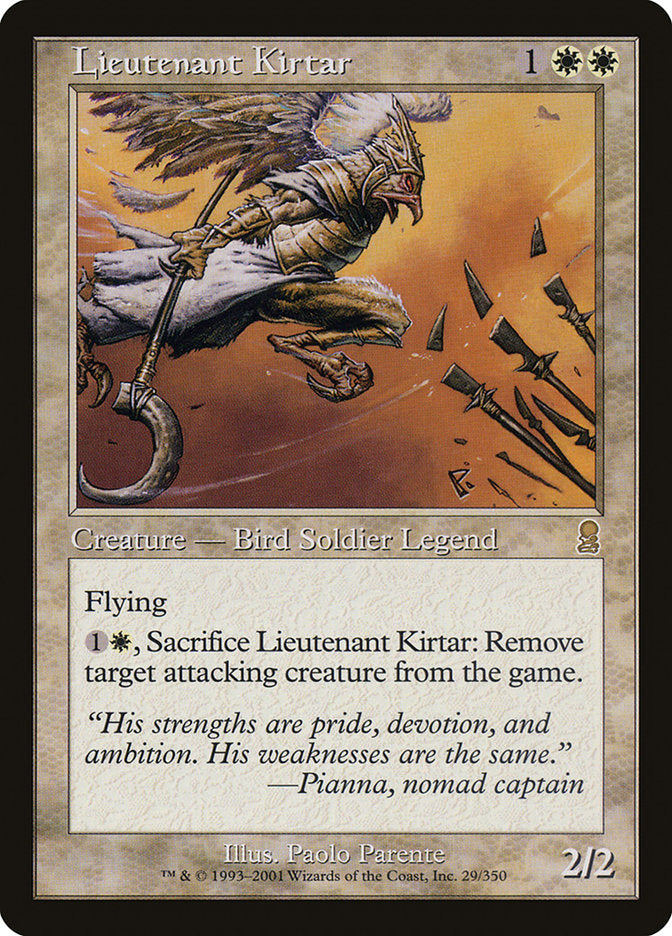 Lieutenant Kirtar [Odyssey] | Chromatic Games