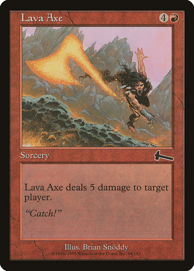 Lava Axe [Urza's Legacy] | Chromatic Games