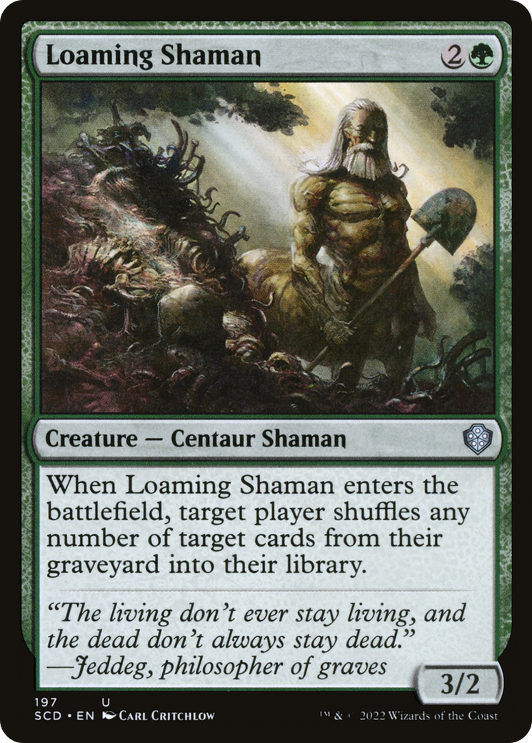 Loaming Shaman [Starter Commander Decks] | Chromatic Games