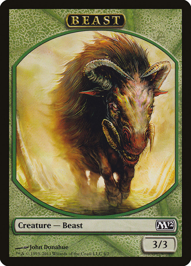 Beast Token [Magic 2012 Tokens] | Chromatic Games