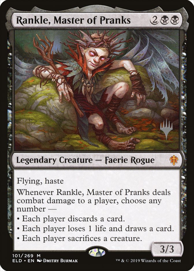 Rankle, Master of Pranks (Promo Pack) [Throne of Eldraine Promos] | Chromatic Games