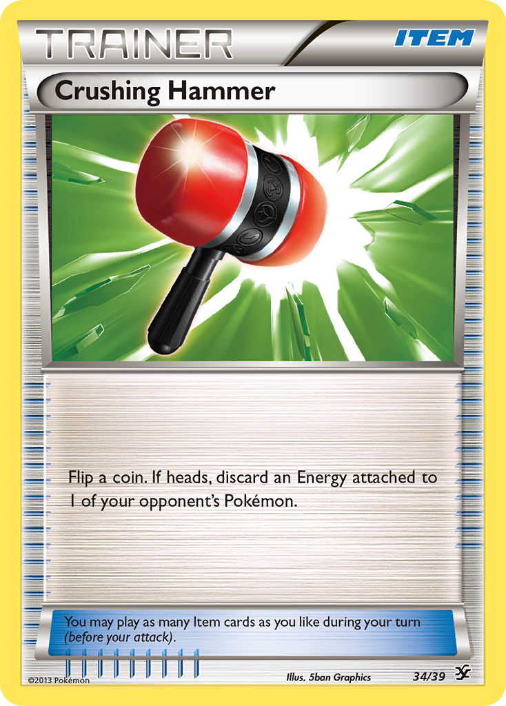 Crushing Hammer (34/39) [XY: Kalos Starter Set] | Chromatic Games