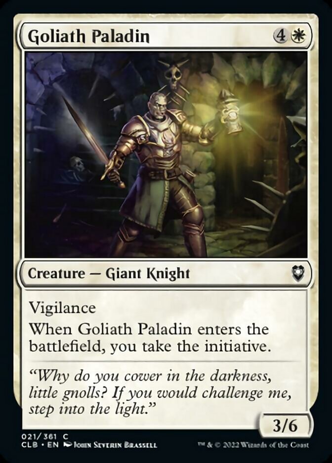 Goliath Paladin [Commander Legends: Battle for Baldur's Gate] | Chromatic Games