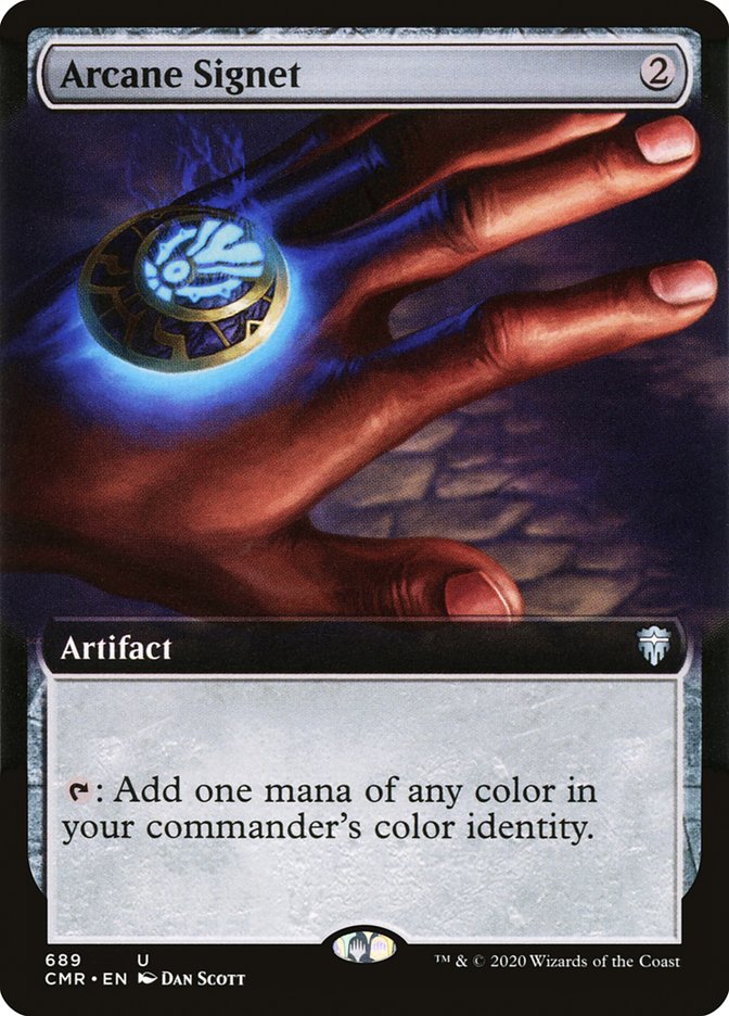 Arcane Signet (Extended Art) [Commander Legends] | Chromatic Games