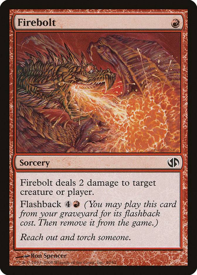 Firebolt [Duel Decks: Jace vs. Chandra] | Chromatic Games