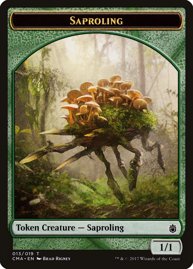 Saproling Token [Commander Anthology Tokens] | Chromatic Games