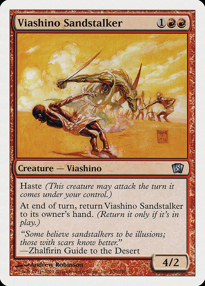 Viashino Sandstalker [Eighth Edition] | Chromatic Games