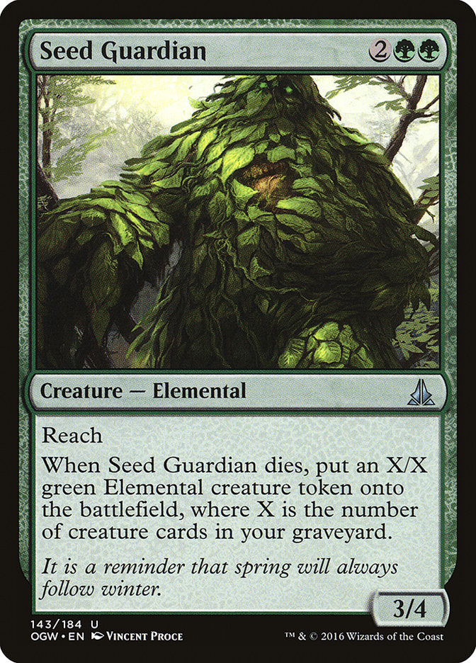 Seed Guardian [Oath of the Gatewatch] | Chromatic Games