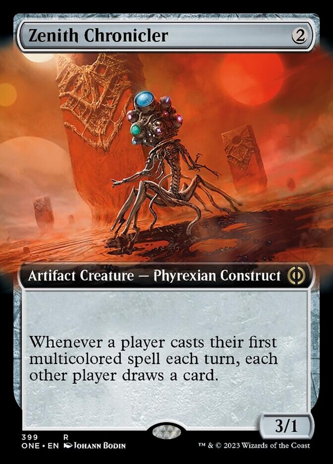 Zenith Chronicler (Extended Art) [Phyrexia: All Will Be One] | Chromatic Games