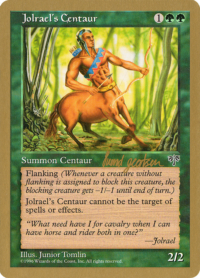 Jolrael's Centaur (Svend Geertsen) [World Championship Decks 1997] | Chromatic Games