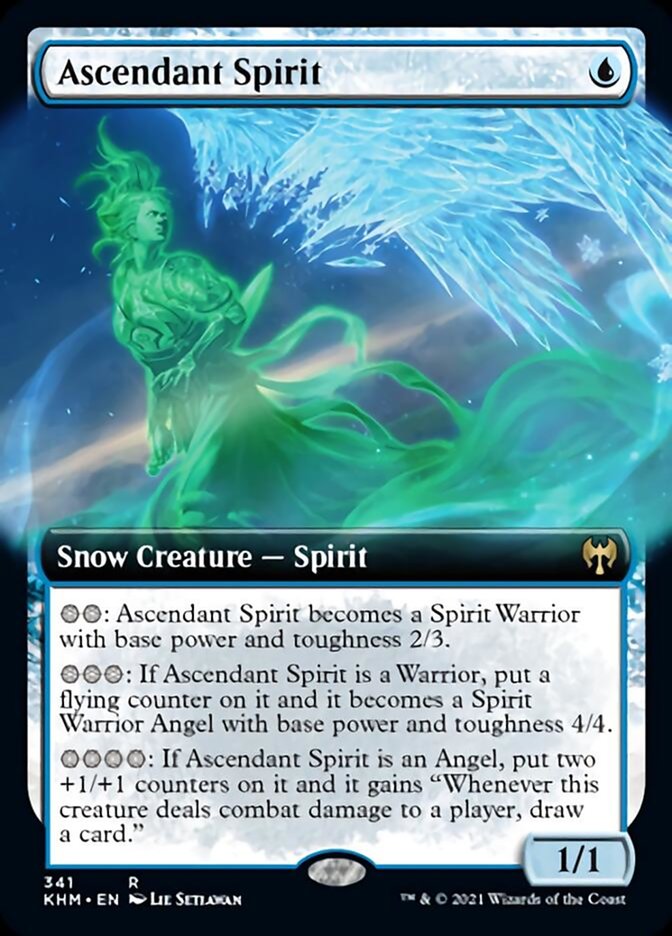 Ascendant Spirit (Extended Art) [Kaldheim] | Chromatic Games