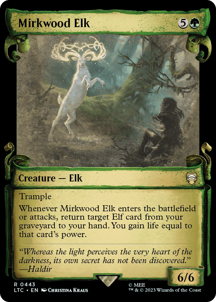 Mirkwood Elk [The Lord of the Rings: Tales of Middle-Earth Commander Showcase Scrolls] | Chromatic Games