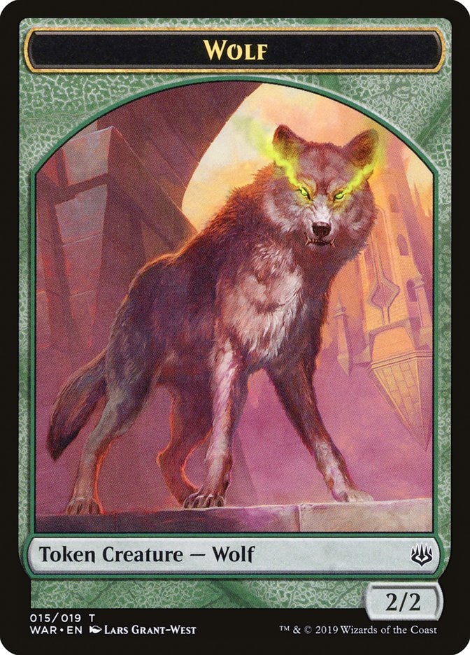 Wolf Token [War of the Spark Tokens] | Chromatic Games