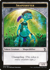 Zombie // Shapeshifter Double-Sided Token [Commander 2018 Tokens] | Chromatic Games